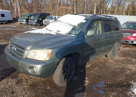 2004 Toyota Highlander V6 z USA, uszkodzony, nr VIN JTEDP21A540026725
